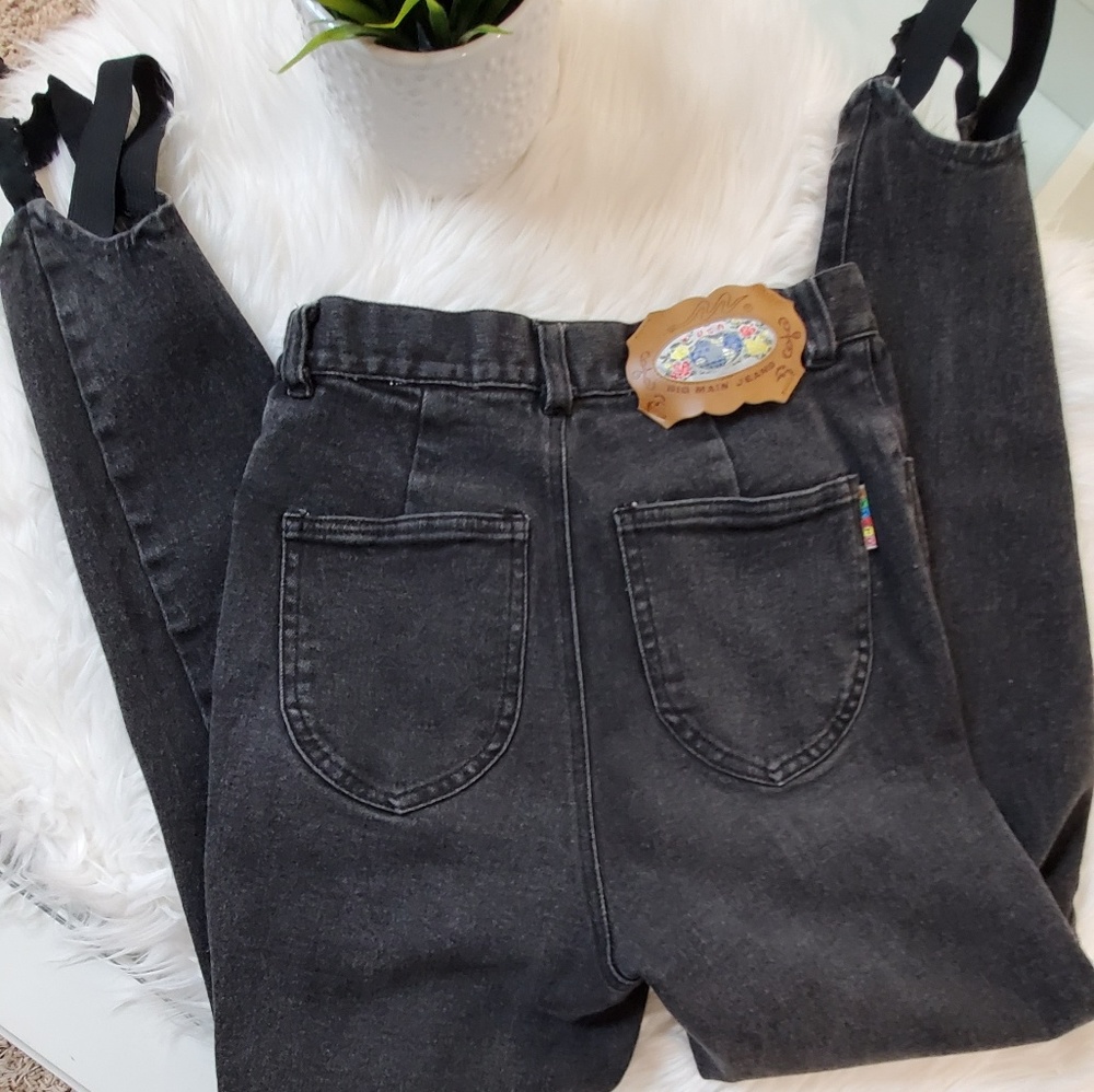 Vintage high waisted stirrup skinny jeans - Picture 2 of 6